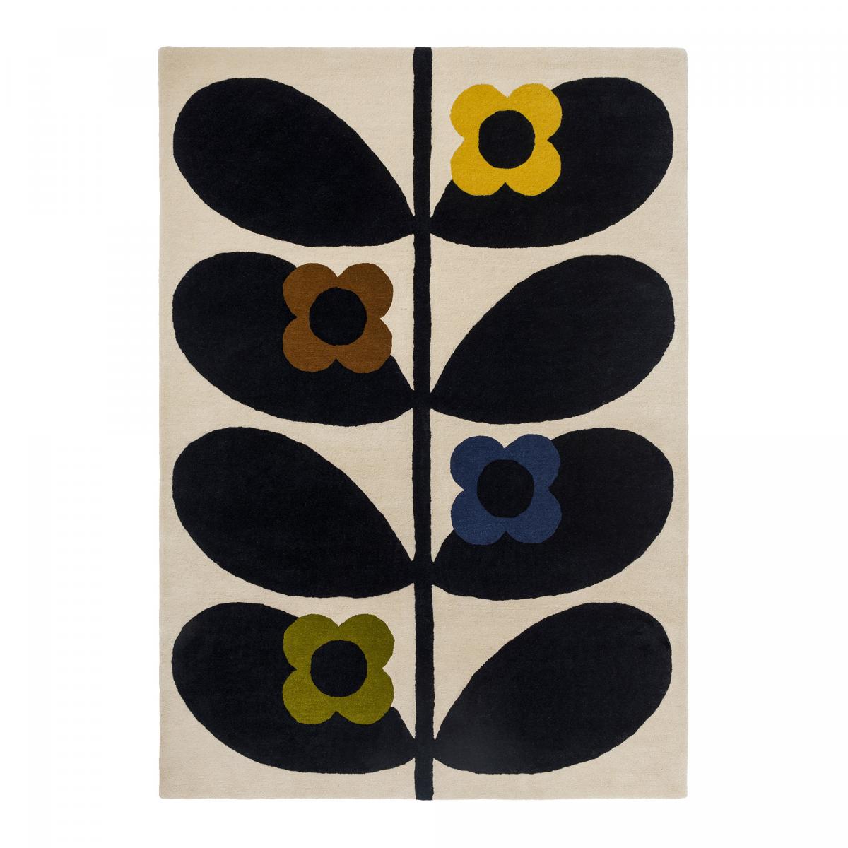 RUG PRINCE Gabbeh Tapis 120 x 180 cm noué à la main, jaune