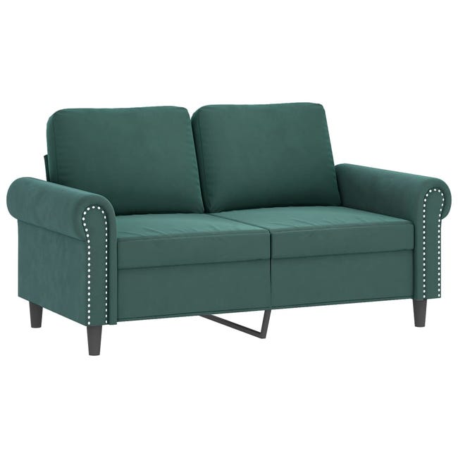 Set di 2 federe 50 x 50 cm in velluto (verde scuro, 50 x 50 cm Set di 2 federe 50 x 50 cm in velluto (verde scuro, 50 x 50 cm