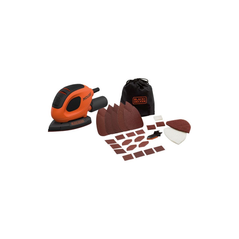 Szlifierka delta przewodowa Black &amp; Decker BEW230BC moc 55 W prędkość 11000 obr/min