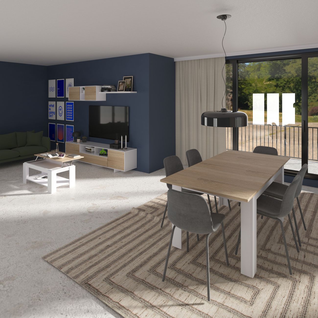 Table basse relevable Lya - 5