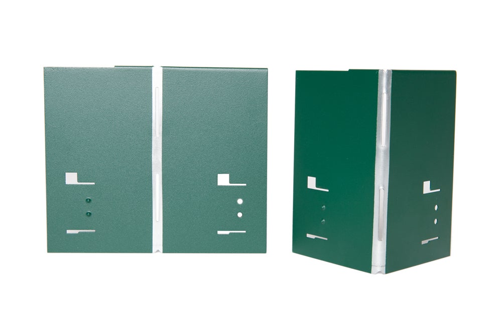 Coin Alu/Zinc pour Bordure de Jardin 13,5cm, vert | Bordure Jardin