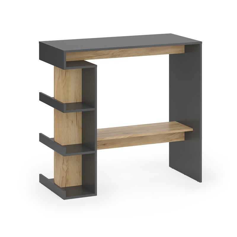 Vicco Stół barowy Dana, Antracyt/złoty dąb, 108 x 50 cm