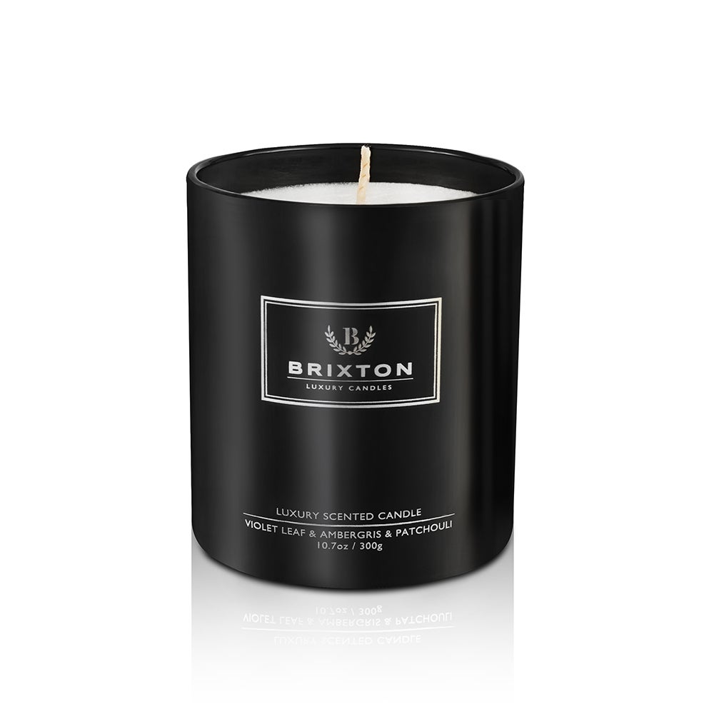 Świeca zapachowa BRIXTON 300g Violet Leaf &amp; Ambergris &amp; Patchouli