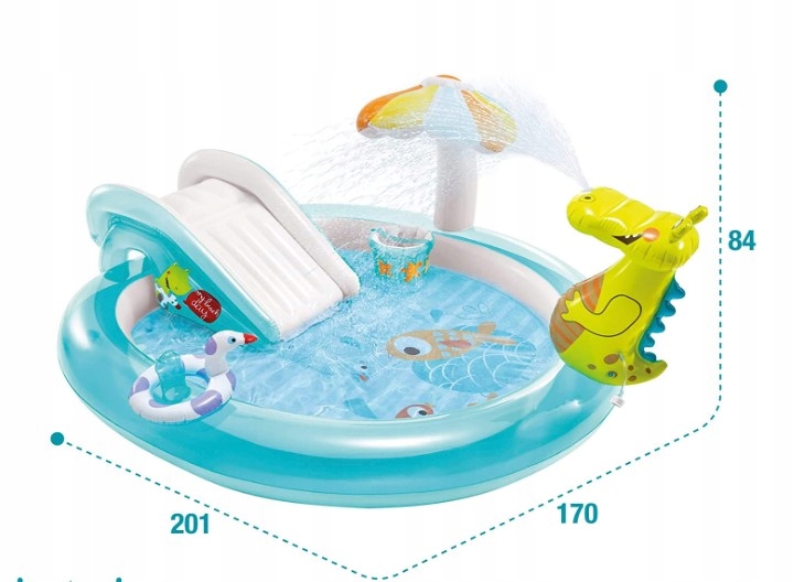 Aire de Jeux Alligator - Intex - 9