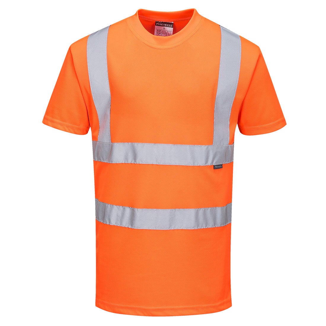 Tee shirt Haute Visibilité Portwest GO/RT Orange M - 4