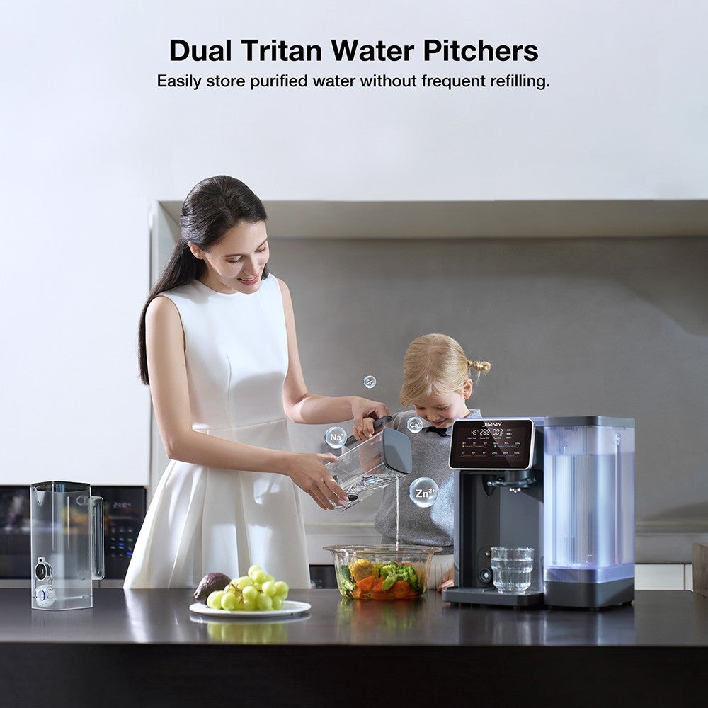 Purificateur d'eau par osmose inverse jimmy r9, chauffage instantané en 3 secondes, 7 réglages de température - 8