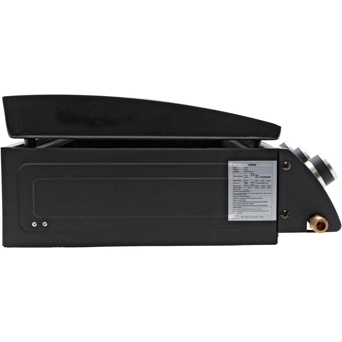 Plancha a Gas LIVOO - 3 Bruciatori - 61 x 38 cm - DOC277 - 2