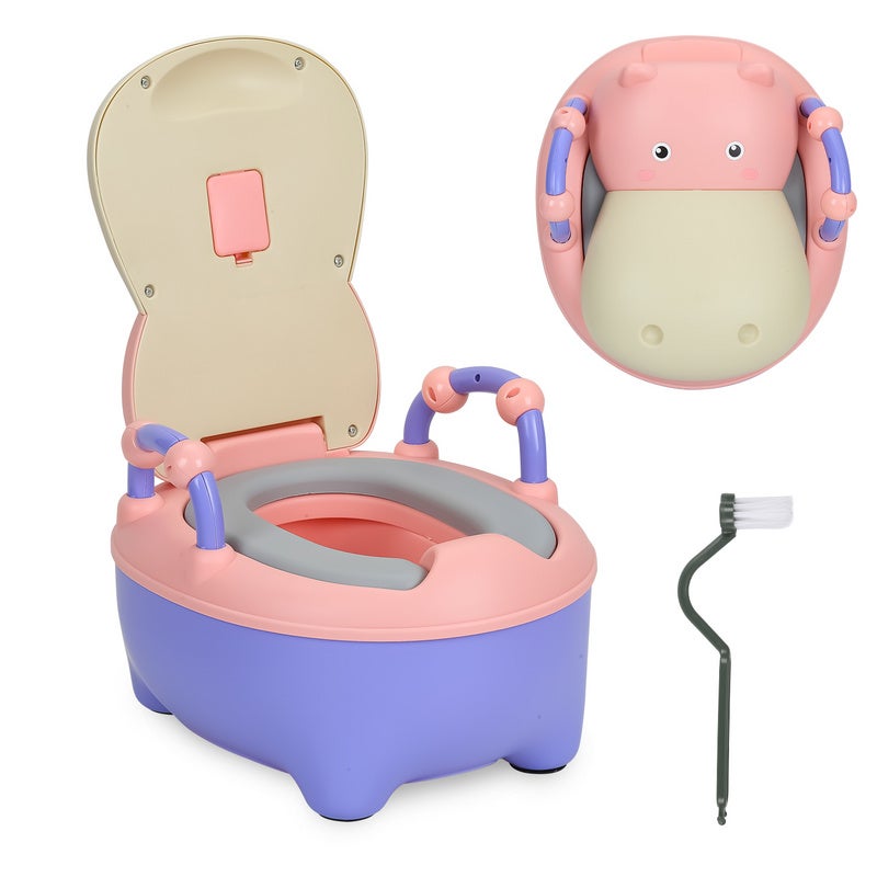 Pot Bébé 3en1 Nattou - Pot + Tabouret + Siège WC - Apprentissage Propreté 18 Mois-4 Ans - Bleu