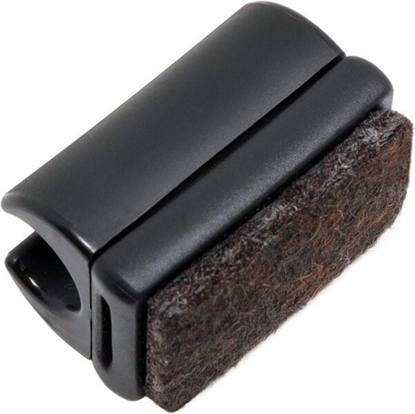 Pachet de 4 suporturi de pahare din fetru negru, perne interschimbabile pentru scaune din oțel, 8-9 mm 4buc