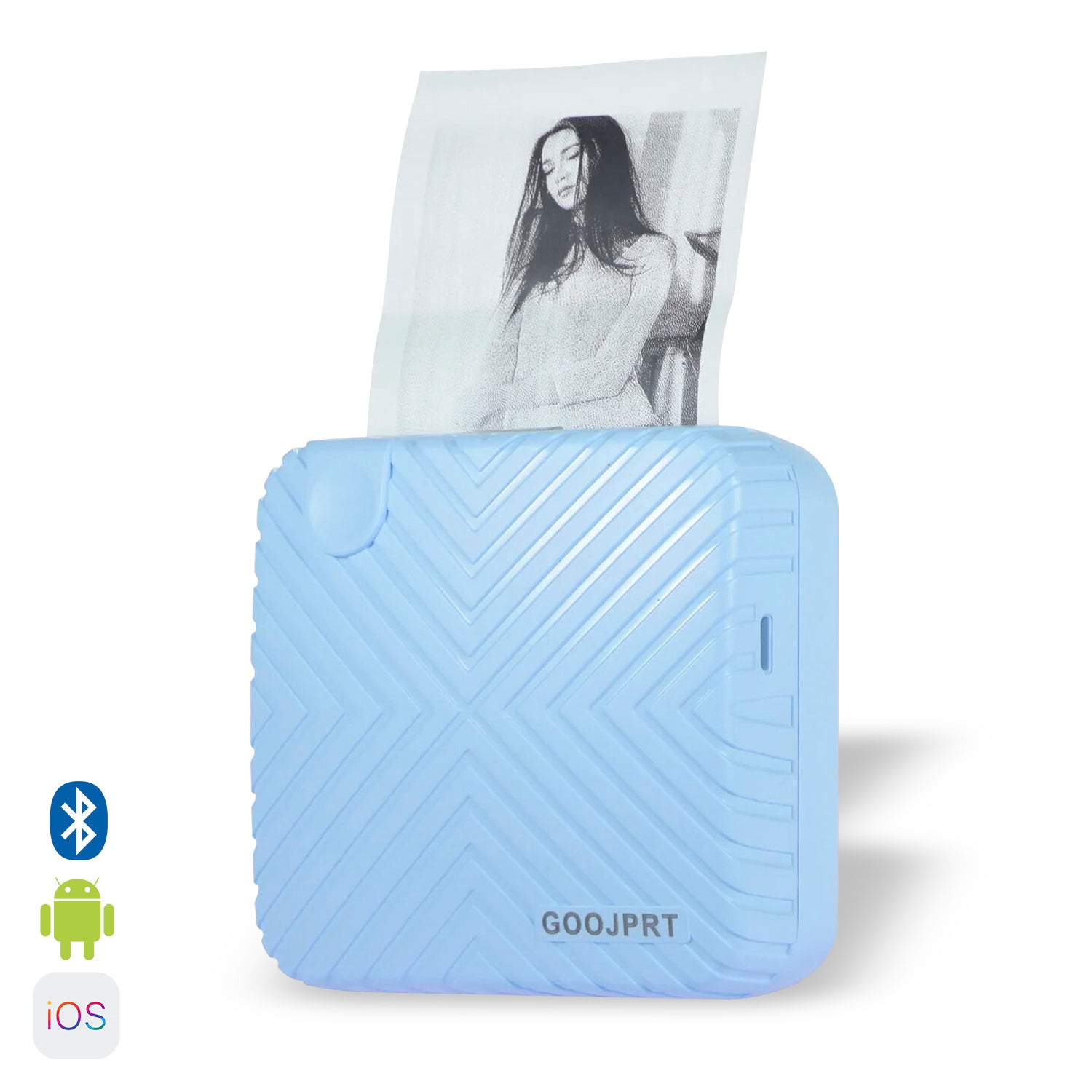 Stampante Termica Portatile Bluetooth – Mini Per Foto, Etichette E Ricevute, 203 Dpi