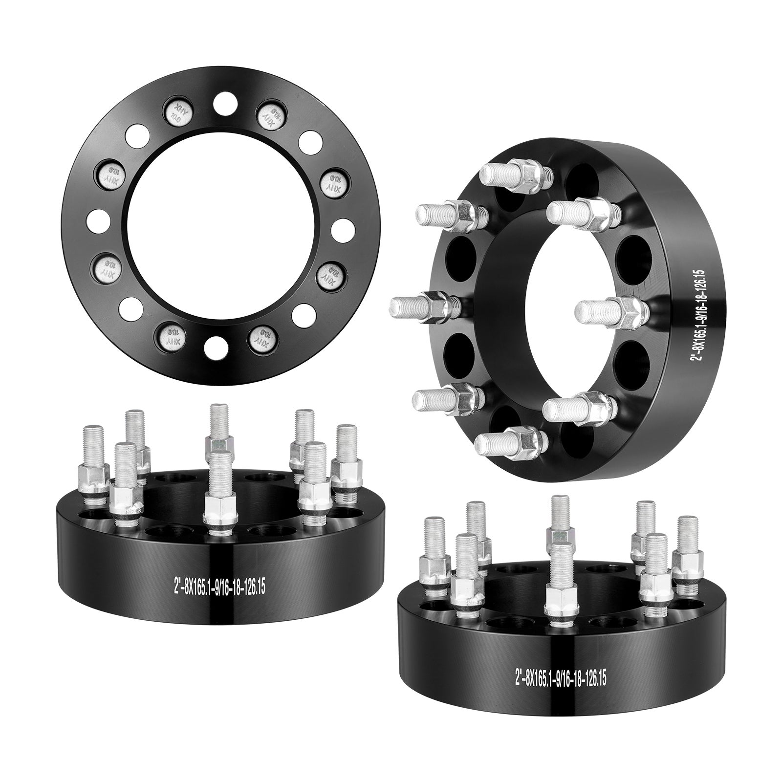 A ABSOPRO Bagues Centrées Moyeux Roue Alliage Aluminium 63,4mm Vers 57,1mm Lot De 4