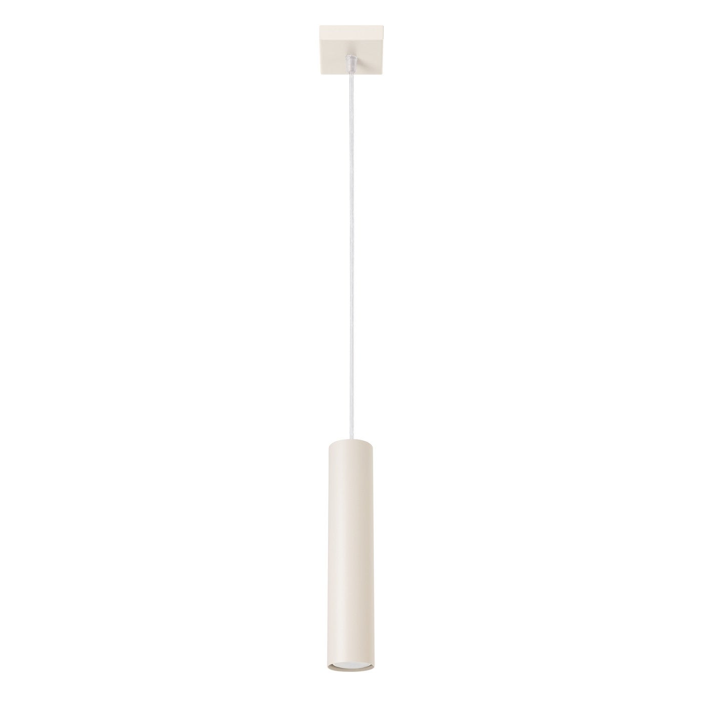 Lampa wisząca Lagos beżowa 1xGU10x10W nowoczesna wym: 118 x 8 x 8 cm metal Sollux Lighting