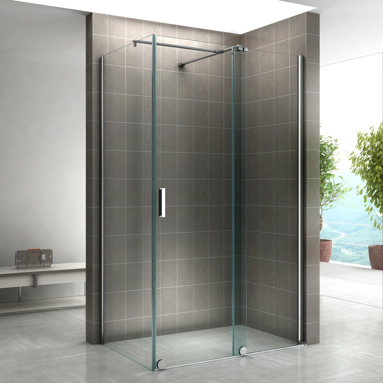 Mexen Rox porte de douche coulissante 110 cm, transparent, noir 8C2 115 000 70 00 Mexen Rox porte de douche coulissante 110 cm, transparent, noir 8C2 115 000 70 00