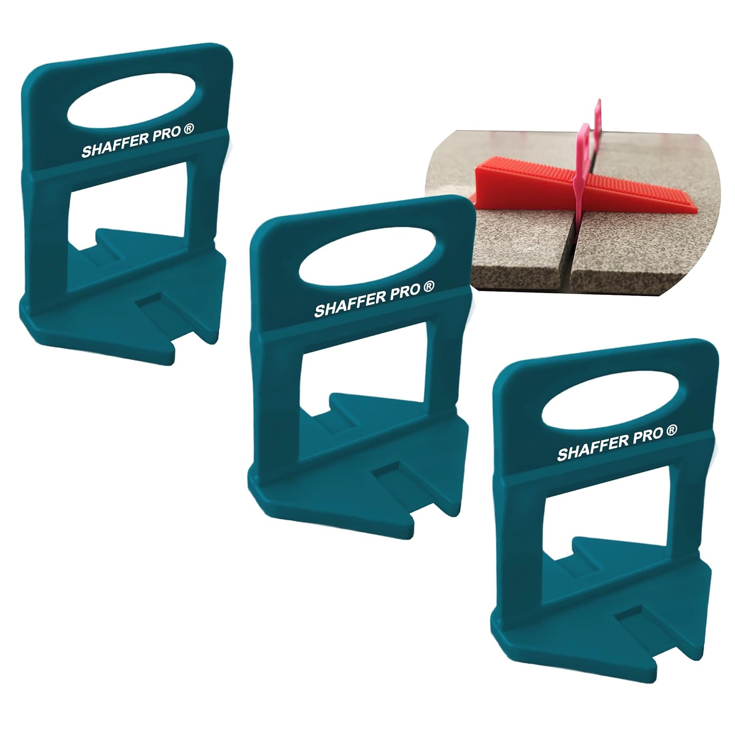 Kit 150 croisillons autonivelants et 100 cales SHAFFER PRO, Ep.2 mm - 6