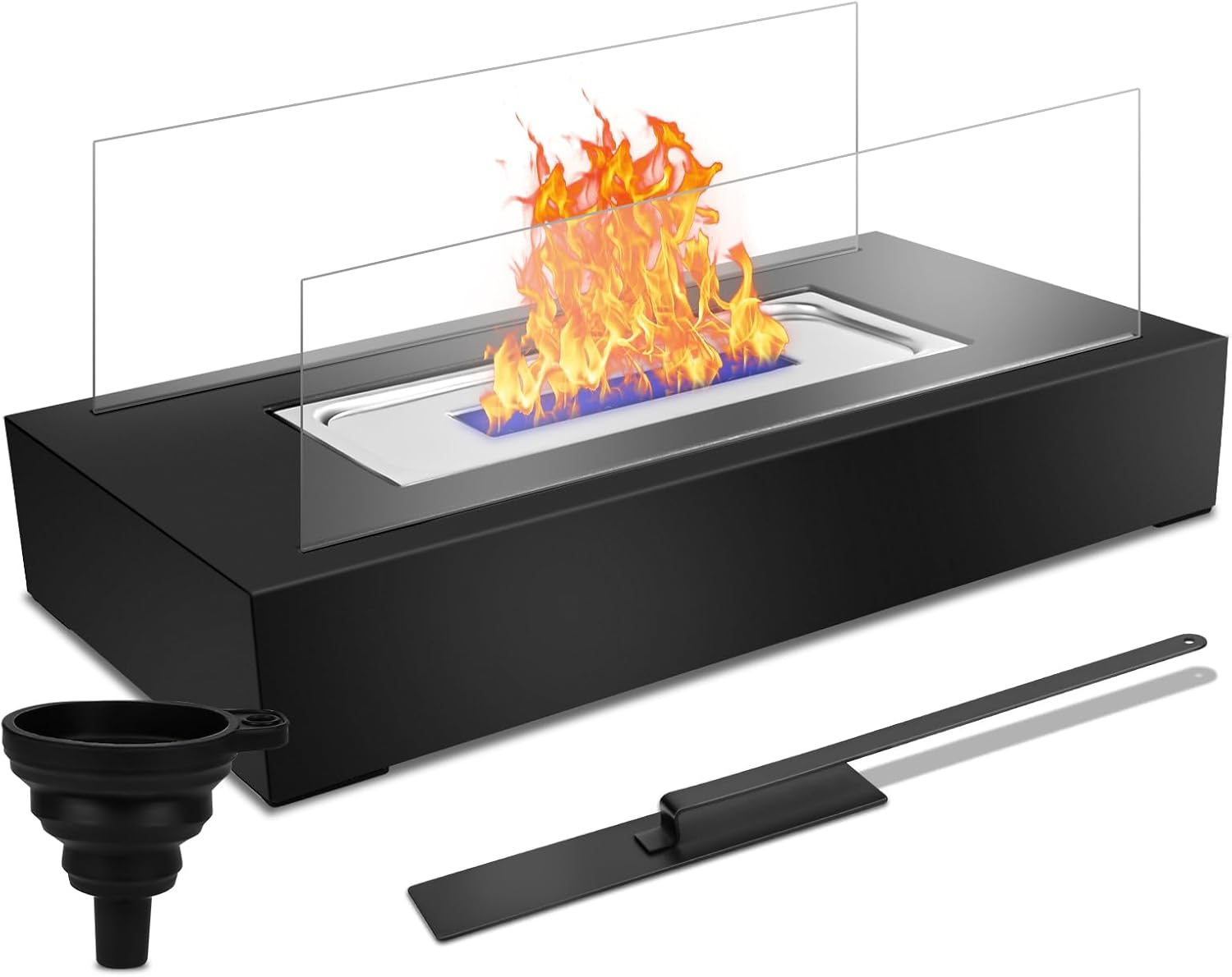 Cheminée au bioéthanol, cheminée de table intérieure, feu de table pour ...