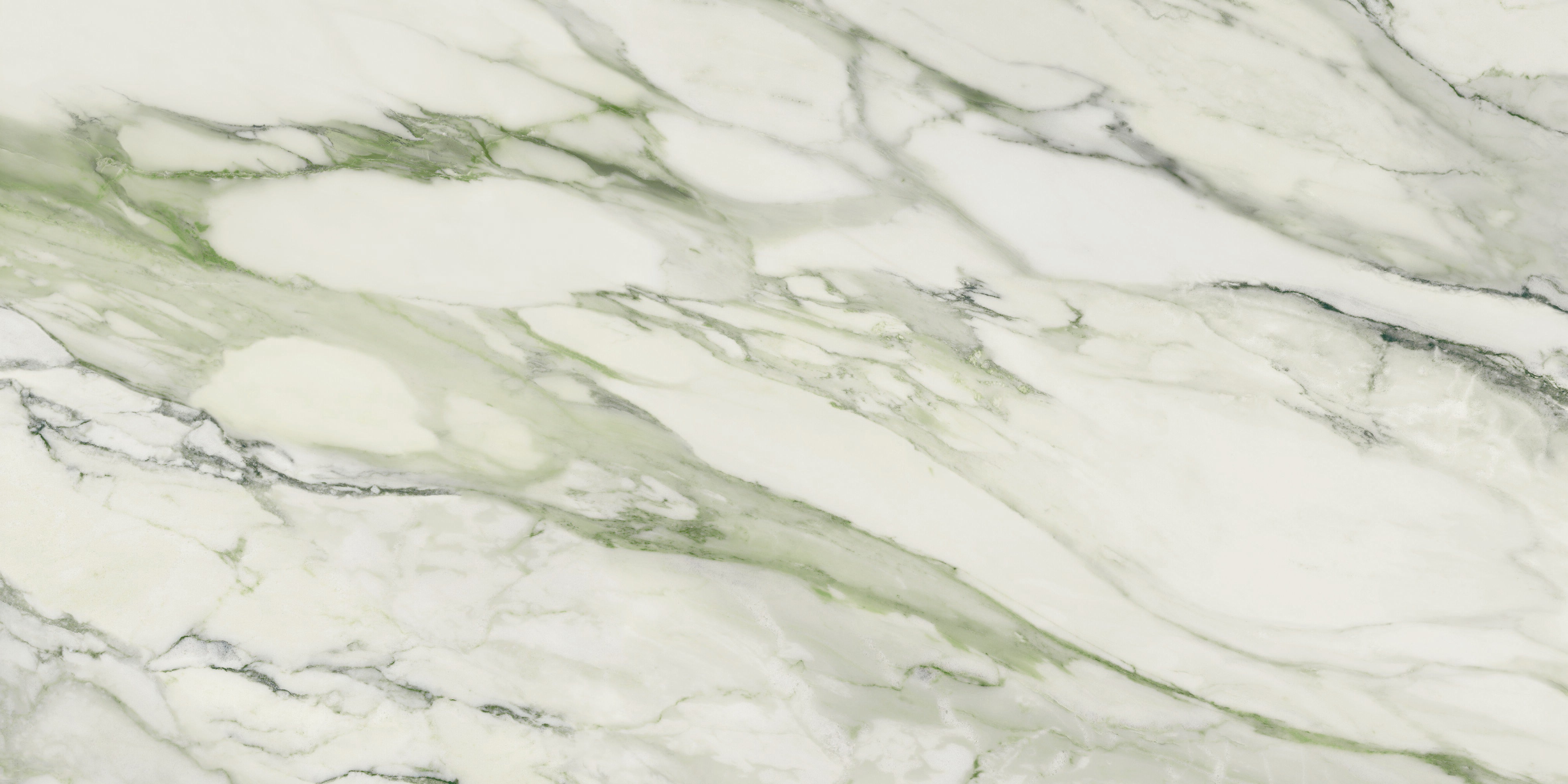 Carrelage Aspect Marbre Vert Grand Format Corchia - 60 x 120 - Grain ...