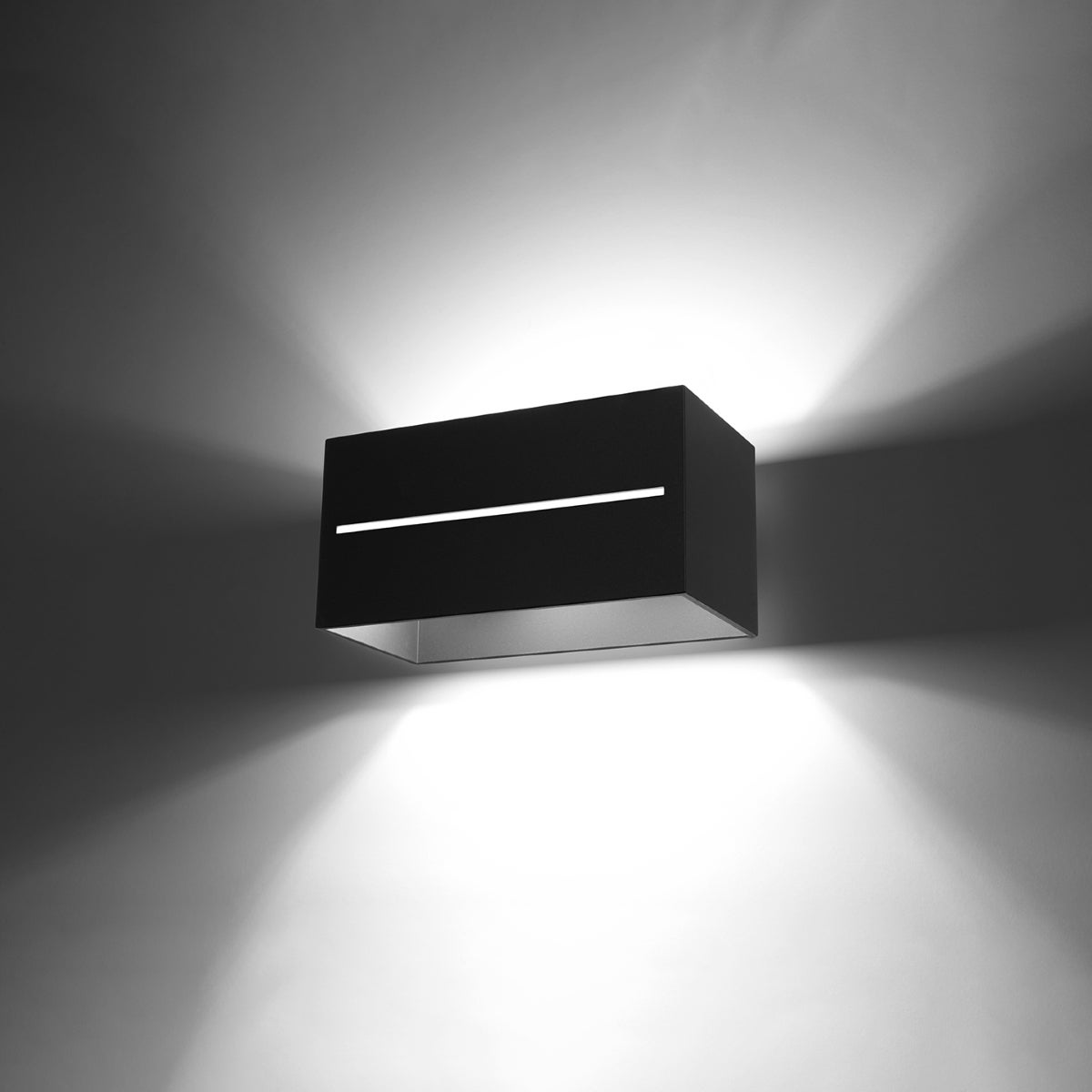 Kinkiet ZORBO MAXI czarny LED 3000K - 20x12x10cm Sollux