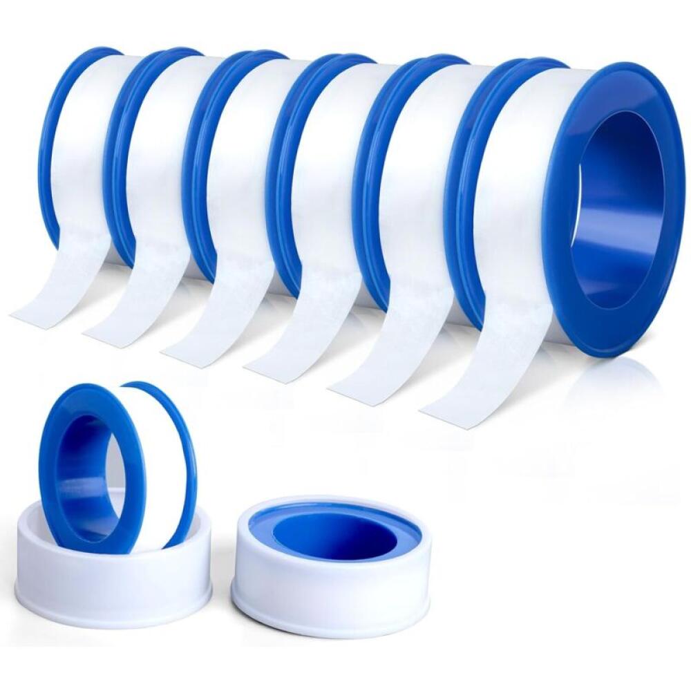 Confezione Da 6 Rotoli Di Nastro Sigillante In Teflon Da 12 Mm X 10 M confezione-da-6-rotoli-di-nastro-sigillante-in-teflon-da-12-mm-x-10-m