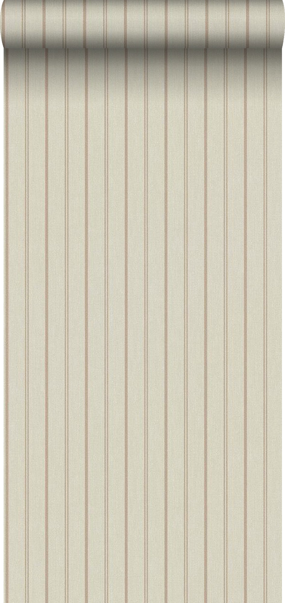 Tapeta paski ciemny beż - 53 cm x 10.05 m - BORASTAPETER