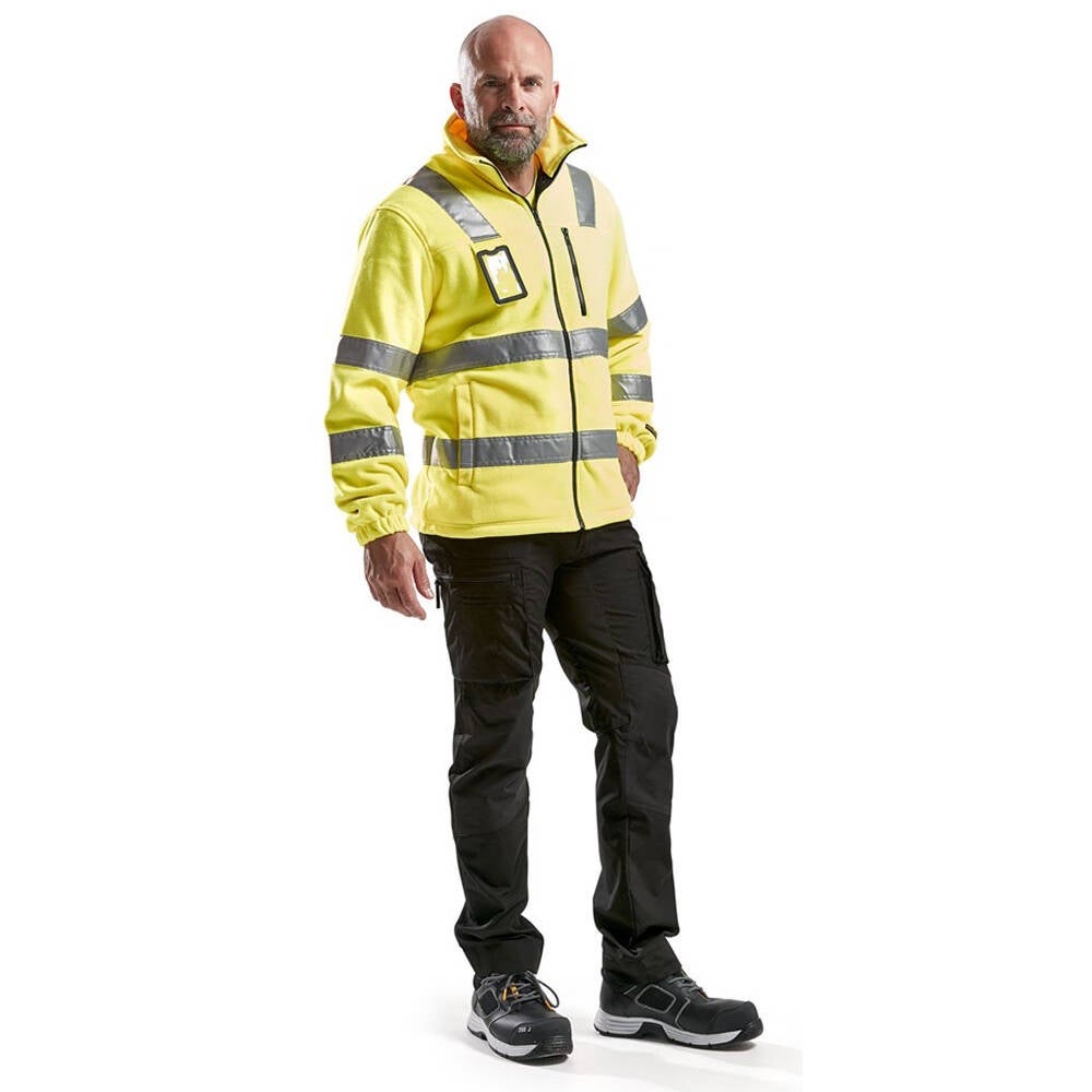 Veste polaire Haute Visibilité Homme Blaklader doublure nylon Jaune 3XL - 5