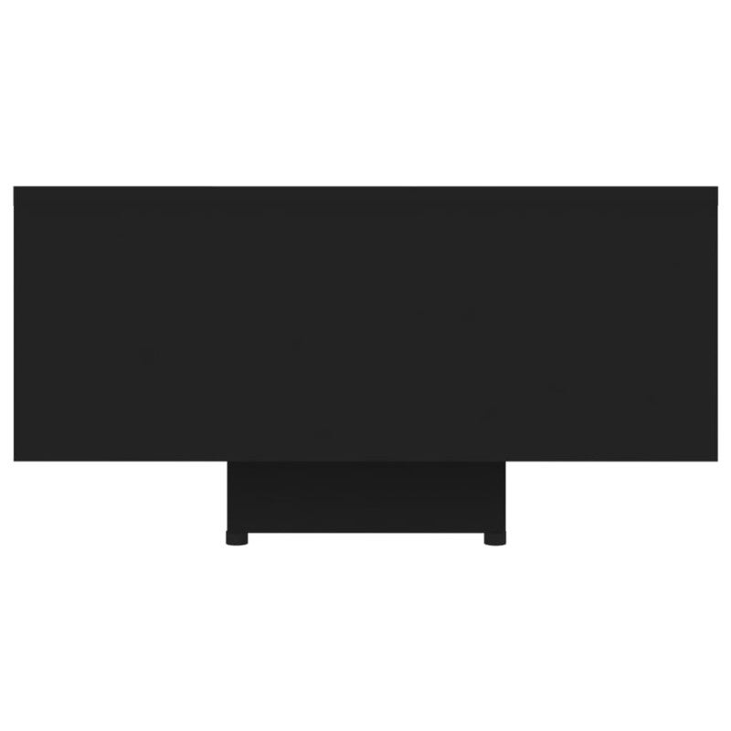 Table basse Noir 85x55x31 cm Bois d ingénierie - 4