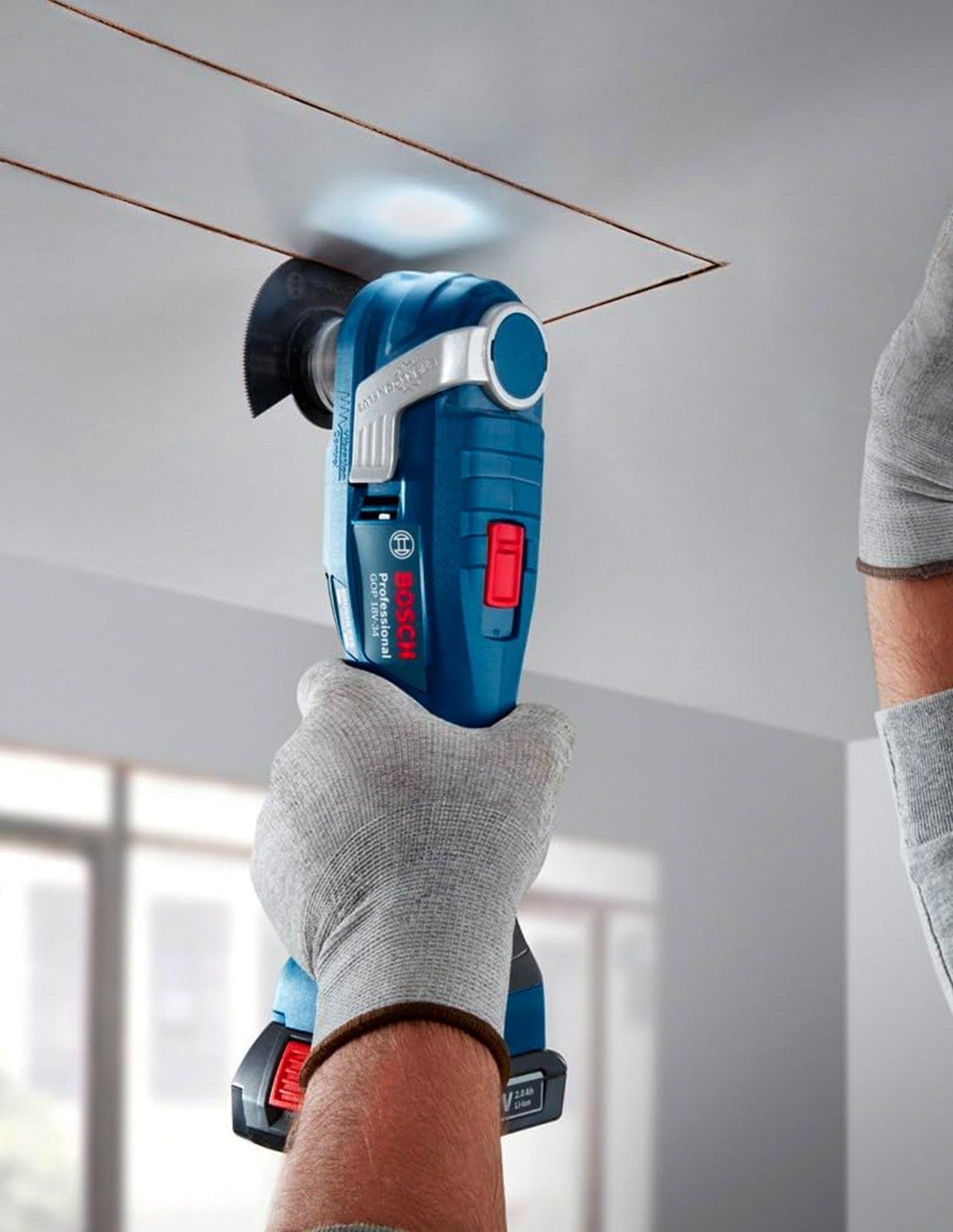 Découpeur ponceur GOP 18V-34 (Produit seul) - BOSCH 06018G2000 - 5