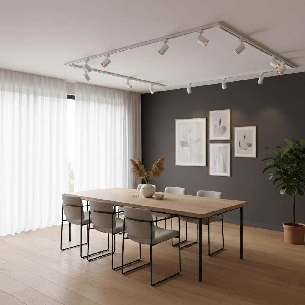 Connecteur linéaire type I monophasé guide de joint de voie COULEUR BLANC - 6