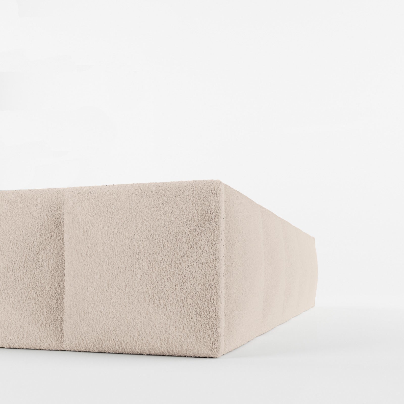 Canapé tapizado Duna beige, diseño moderno y arcón de gran capacidad-160x190 cm - 4