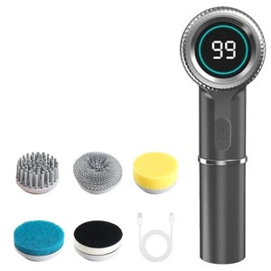 Wrischan 9 En 1 Brosse Nettoyage Electrique Avec Affichage LED, Brosse