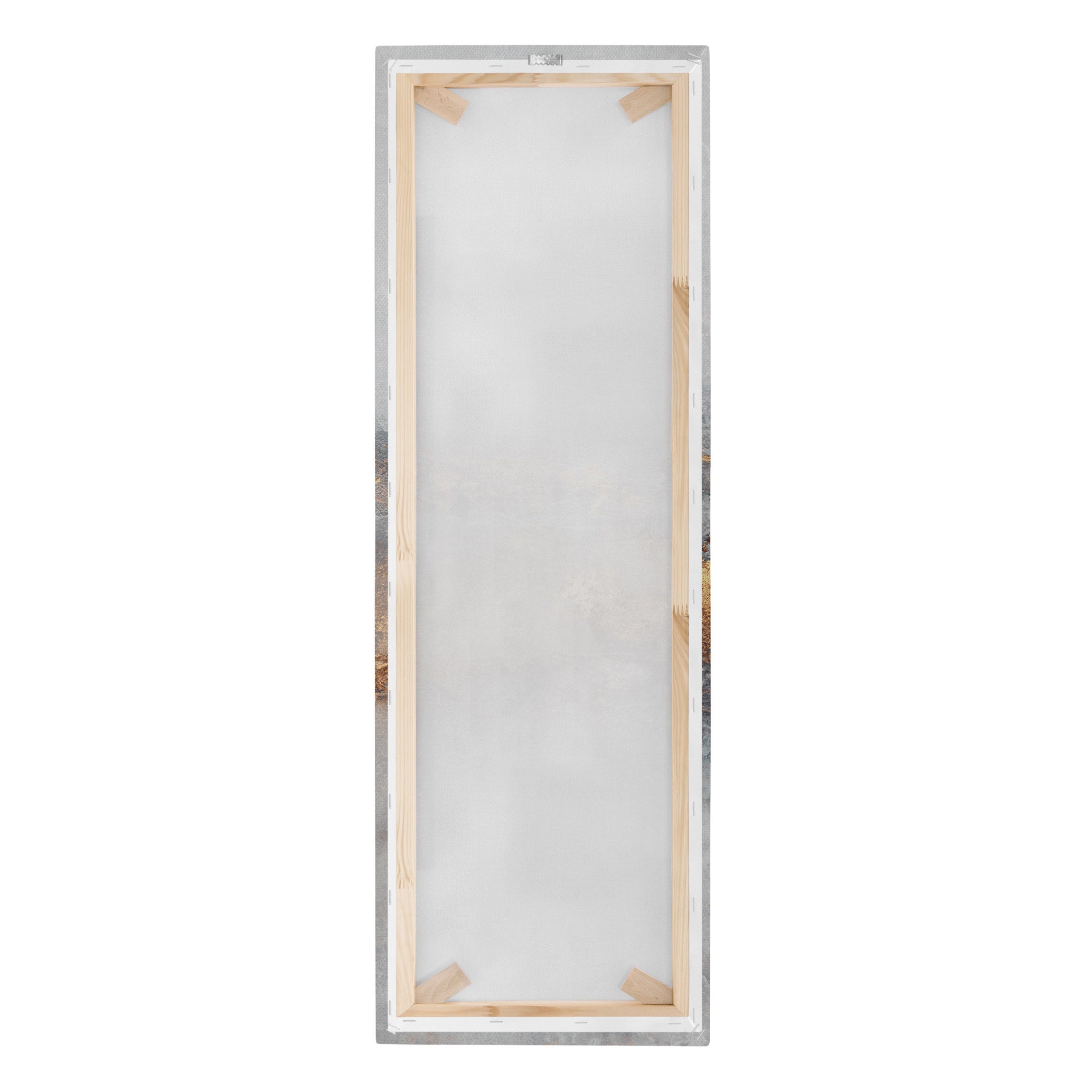 Impression sur toile tableau sur toile châssis gris art à motifs abstrait peinture 54 cuisine chambre à coucher salon couloir 50 x 150 cm - 7