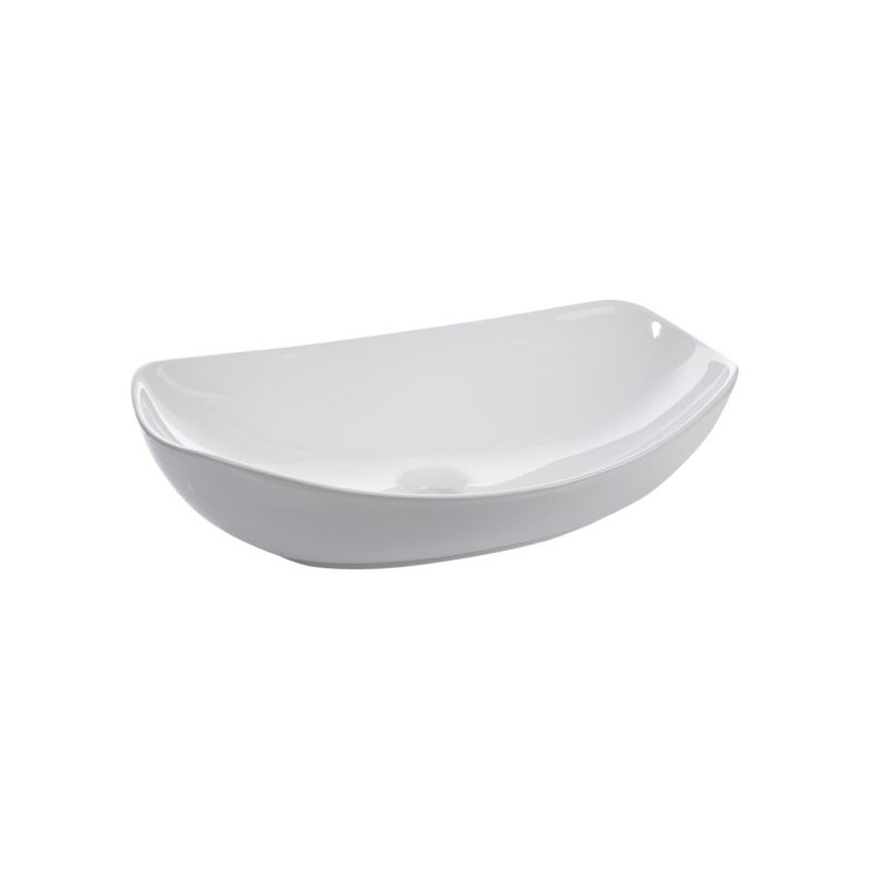 Umywalka nablatowa KR-901 biała KERRA