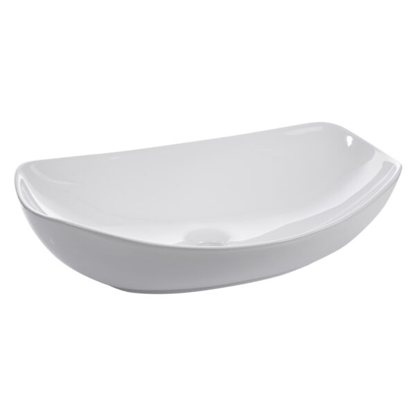 Umywalka nablatowa KR-901 biała KERRA