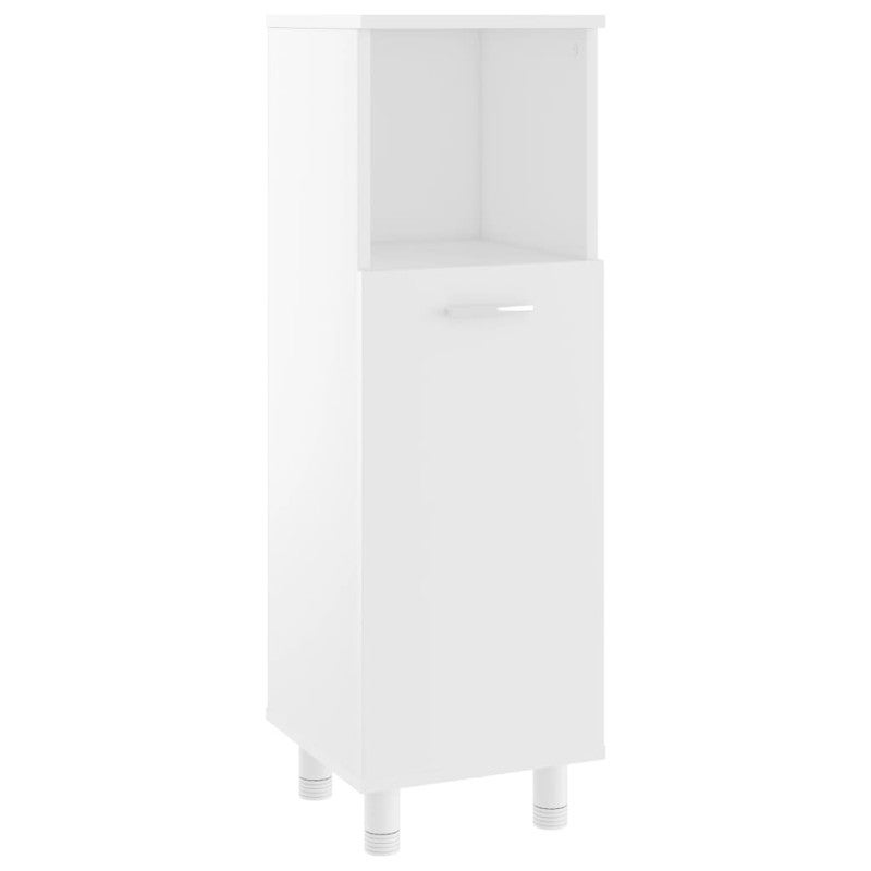Armoire de salle de bain Blanc 30x30x95 cm Bois d ingénierie - 2