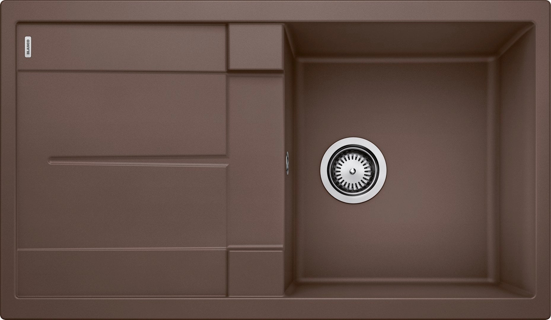 Blanco metra 5 s-f puradur ii lavandino a leva, marrone