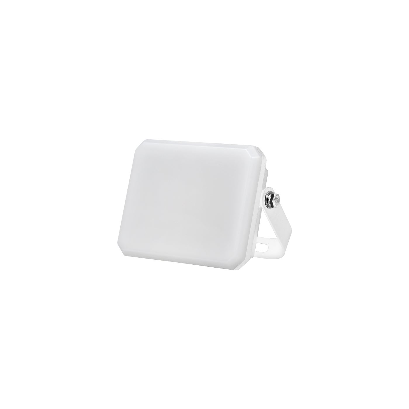 Biały reflektor LED zewnętrzny 230V 10W 4000K mleczny klosz 950lm 89x62x25,5 mm