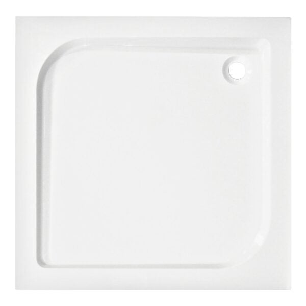 Brodzik uniwersalny do kabiny prysznicowej Victor Plus 80x80x16 cm kwadratowy biały - 2