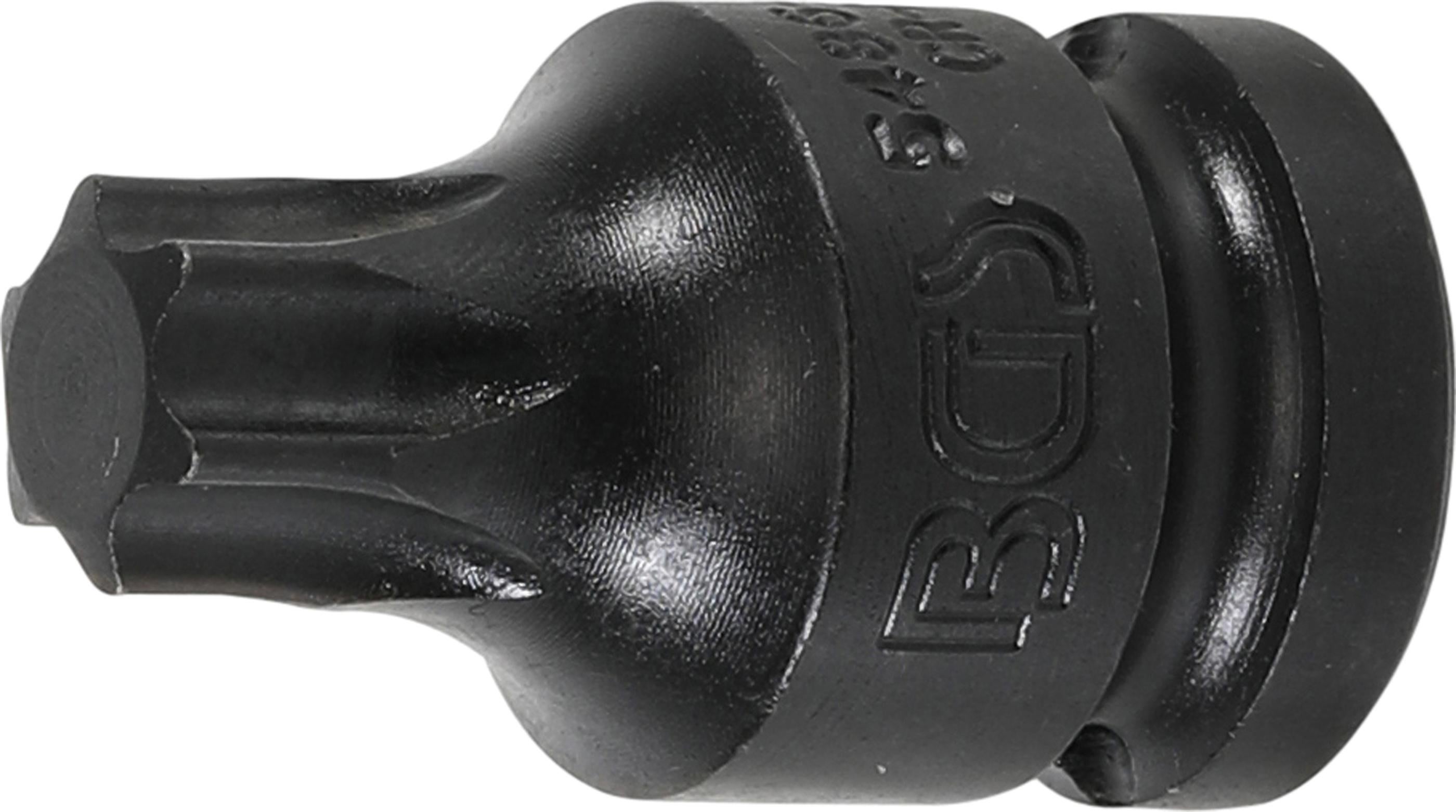 BGS Wkładka do bitów udarowych, kwadrat wewnętrzny 12,5 mm (1/2"), profil T (do Torx) T60 - 5486-T60