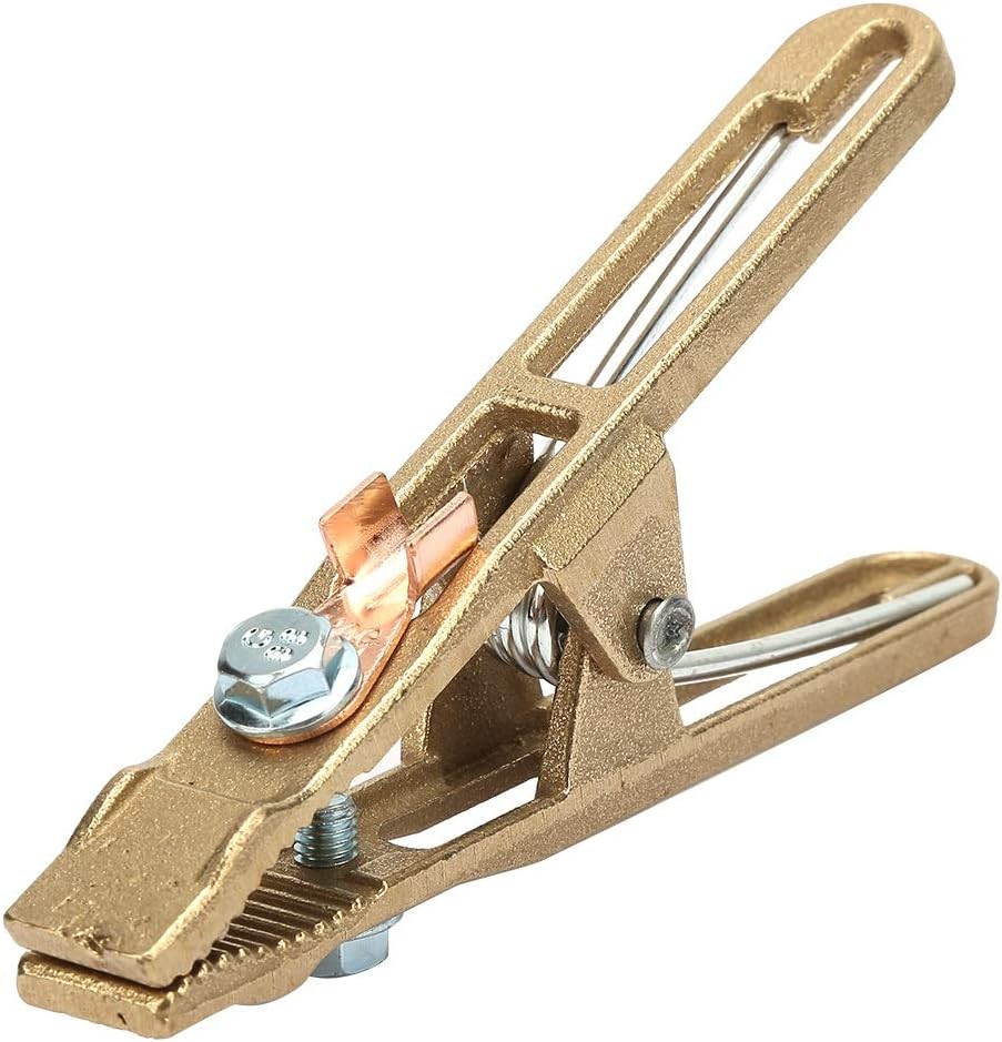 Pince Masse Soudage 300A – Câble 5m 30mm² Avec Fiche 9mm, Pince Terre Cuivre Massif Pour MIG TIG Arc