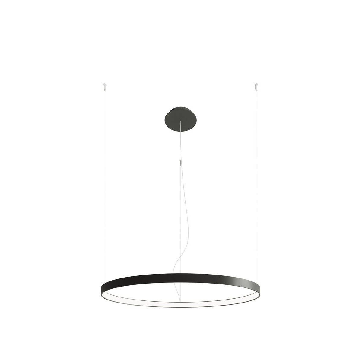 Lampa wisząca RIO LED 32W Neutralna biel 3865lm czarna wym: 150 x 78 x 78 cm Thoro Lighting