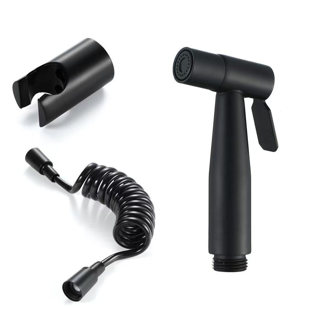 Bidet ręczny i wąż prysznicowy teleskopowy ABS 300 cm - do natrysku łazienkowego - pistolet natryskowy Boost - czarny