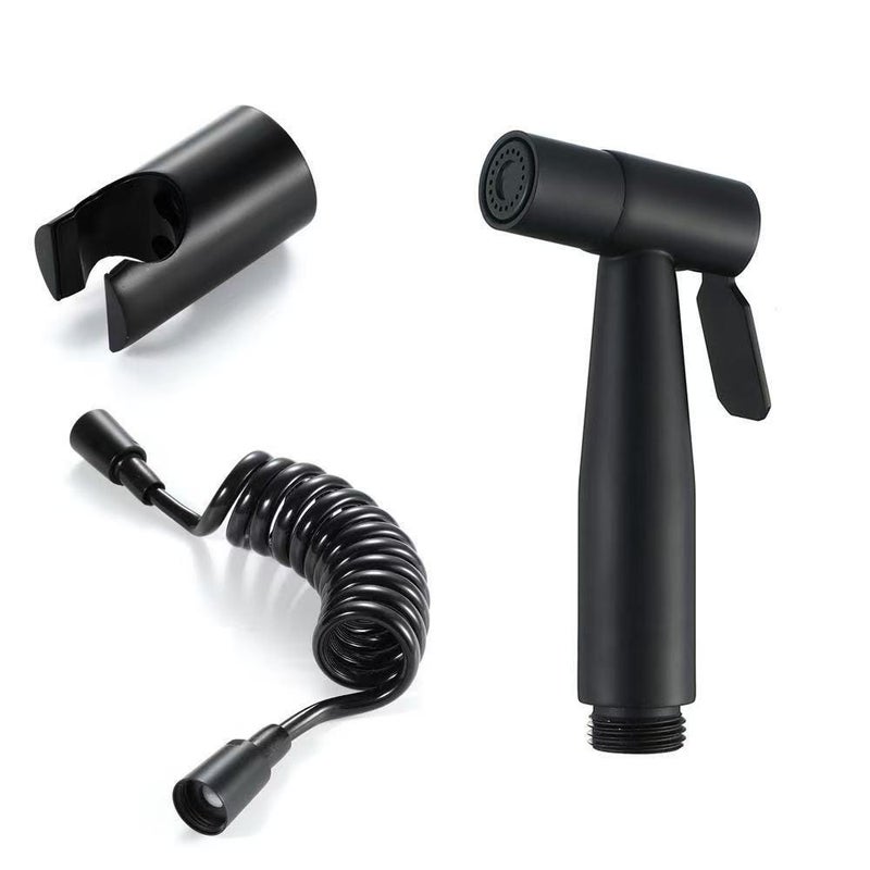 Bidet ręczny i wąż prysznicowy teleskopowy ABS 300 cm - do natrysku łazienkowego - pistolet natryskowy Boost - czarny
