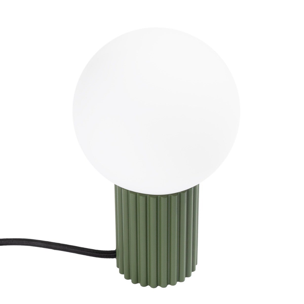 Lampa biurkowa nowoczesna HALO zielony oliwkowo-biała 1xG9x8W Sollux Lighting