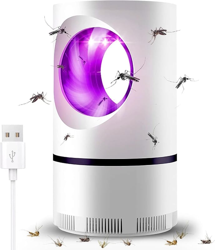 Lampa UV-komary 2025 USB – nie-toksyczne, skuteczne i ładowalne