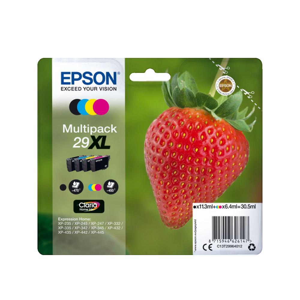 Multipak wkładów Epson 29XL czarny niebieski magenta żółty wysoka pojemność