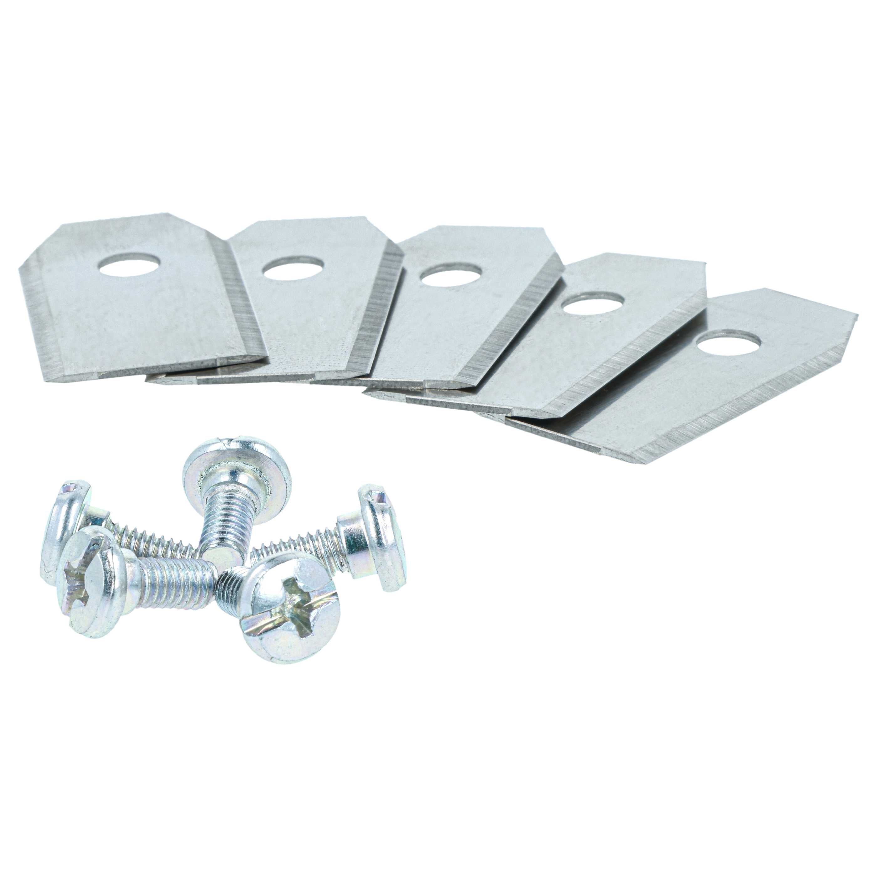 vhbw 30x Lames compatible avec Sunseeker Elite X3 RTK, Elite X3 Plus RTK, Elite X5 RTK tondeuse - Lames de rechange, argenté, acier - 2