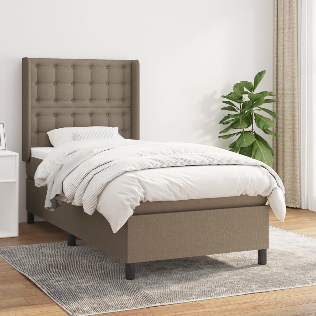 Lit Boxspring WELCON Rockstar 180x200 Cm - Matelas Ressorts Poches + Topper Beige