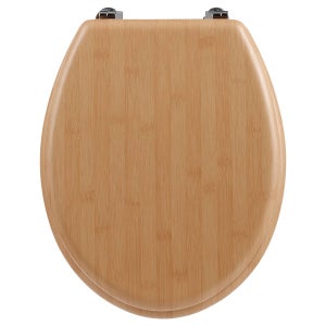 HQQSC Toilet Seat Bambù Coperchio Di Legno Solido Toilette Con - Foto 9