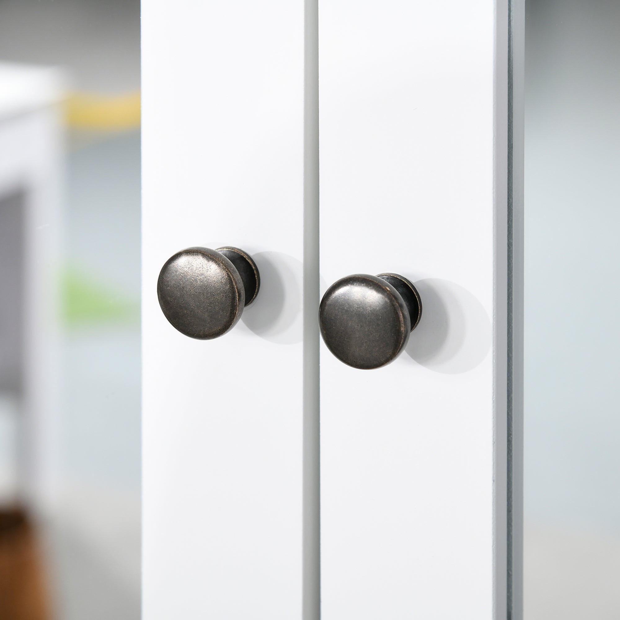 Armoire murale avec miroir MDF 2 portes KLEANKIN - 7