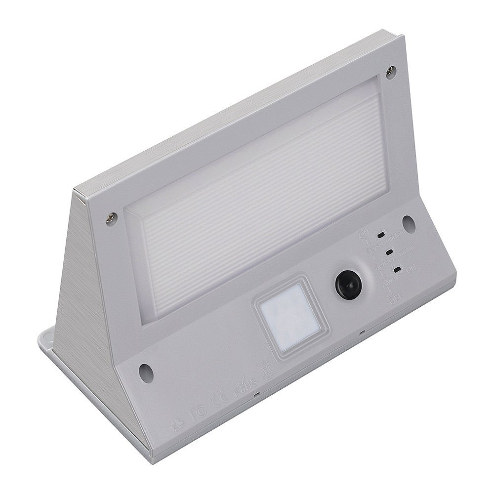 Appliques murales solaires avec détecteur de mouvement, 21 LED, étanches, en acier inoxydable, avec 3 modes d'éclairage, une allée, une clôture - 7