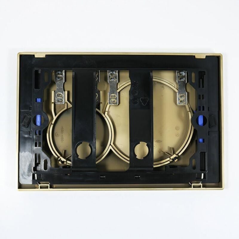 Plaque de Déclenchement Compatible Geberit Sigma01 – Finition Or Brossé, Design Discret, Ref 115.770 - 4